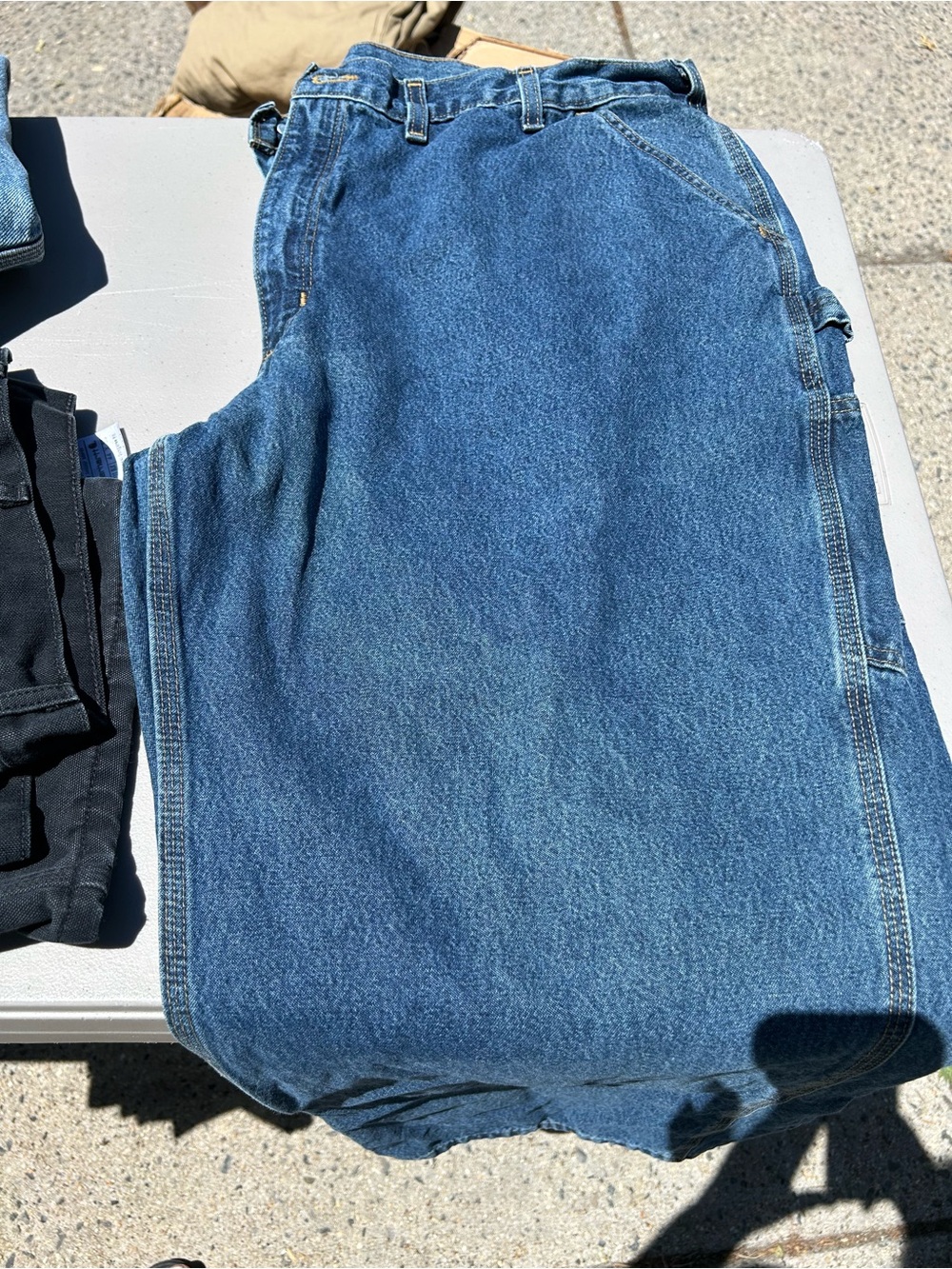 Classic Men's Blue Denim Carpenter Jeans
